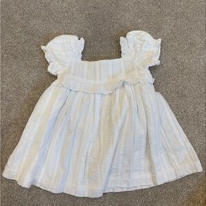Janie and Jack White Striped Dress